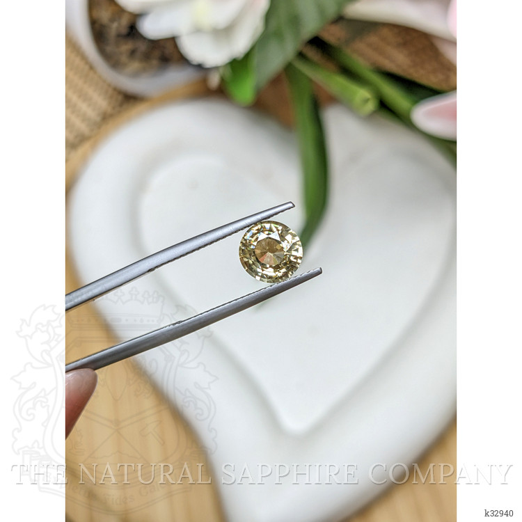 2.48 Ct. Greenish Yellow Zircon from Ceylon (Sri Lanka)