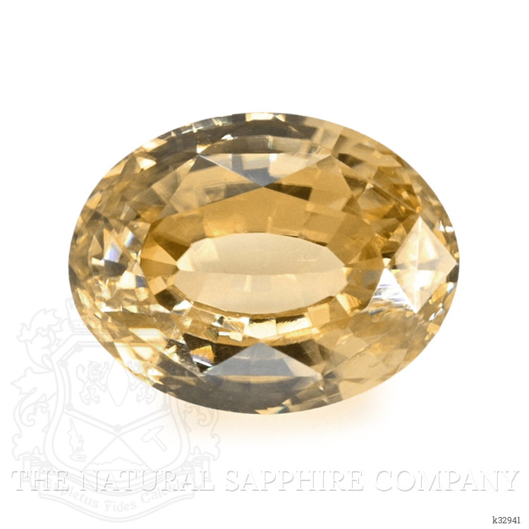 5.33 Ct. Yellow Zircon from Ceylon (Sri Lanka)