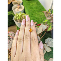 2.41 Ct. Brownish Orange Zircon from Ceylon (Sri Lanka) Life Style
