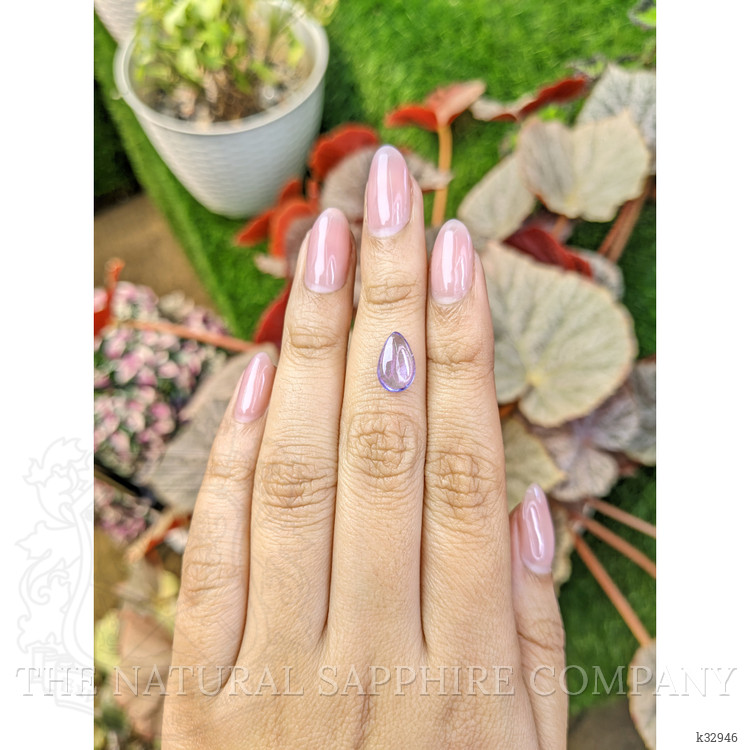 2.10 Ct. Purple Cabochon Spinel from Ceylon (Sri Lanka)