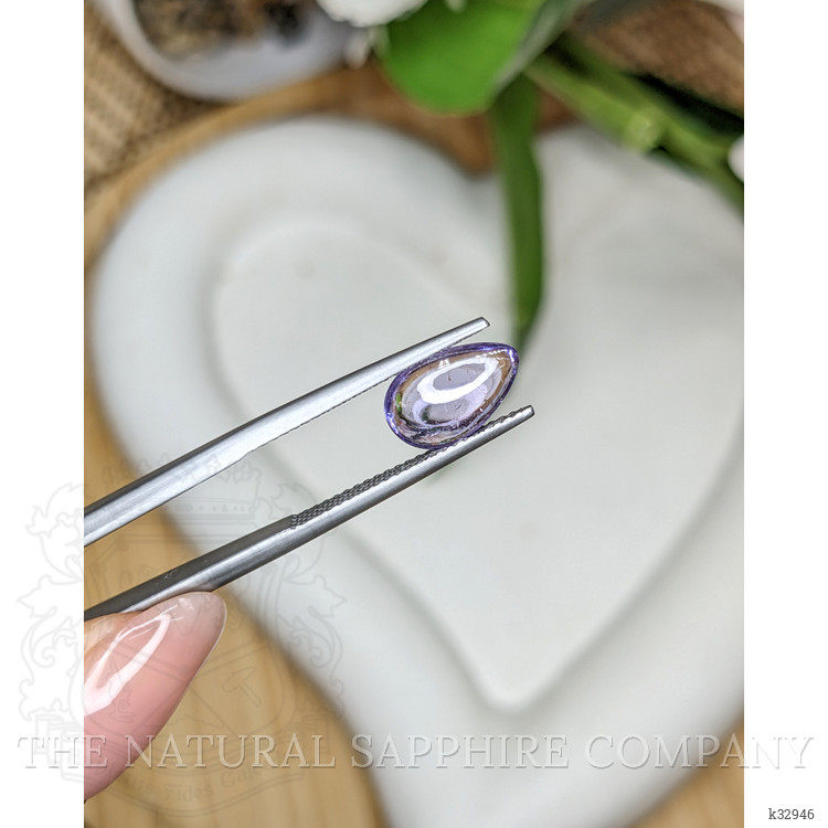 2.10 Ct. Purple Cabochon Spinel from Ceylon (Sri Lanka)