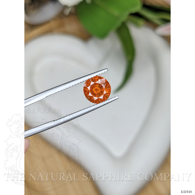 2.69 Ct. Orange Hessonite Garnet from Madagascar