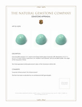 5.31 Ct. Cabochon Turquoise from Persia Appraisal