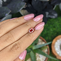 1.69 Ct. Reddish Orange Spessartite Garnet from Madagascar Life Style