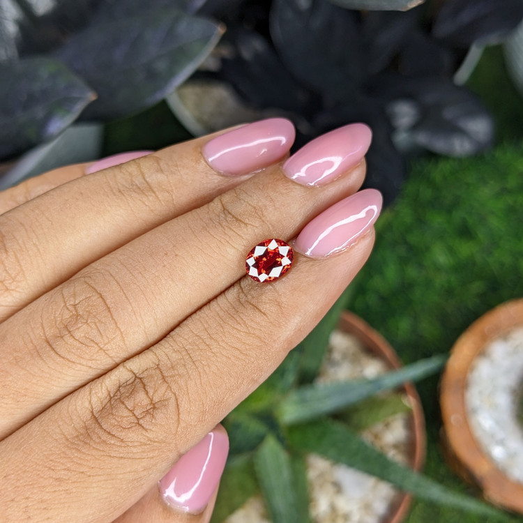 1.69 Ct. Reddish Orange Spessartite Garnet from Madagascar