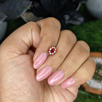 1.69 Ct. Reddish Orange Spessartite Garnet from Madagascar Life Style