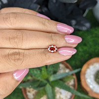 1.69 Ct. Reddish Orange Spessartite Garnet from Madagascar Life Style