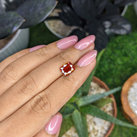 2.46 Ct. Orange Spessartite Garnet from Madagascar Life Style