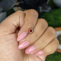 1.14 Ct. Reddish Orange Spessartite Garnet from Madagascar Life Style