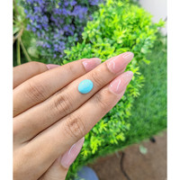 1.06 Ct. Cabochon Turquoise from Persia Life Style