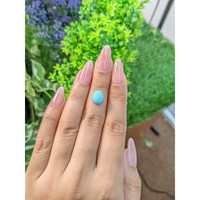 1.06 Ct. Cabochon Turquoise from Persia Life Style