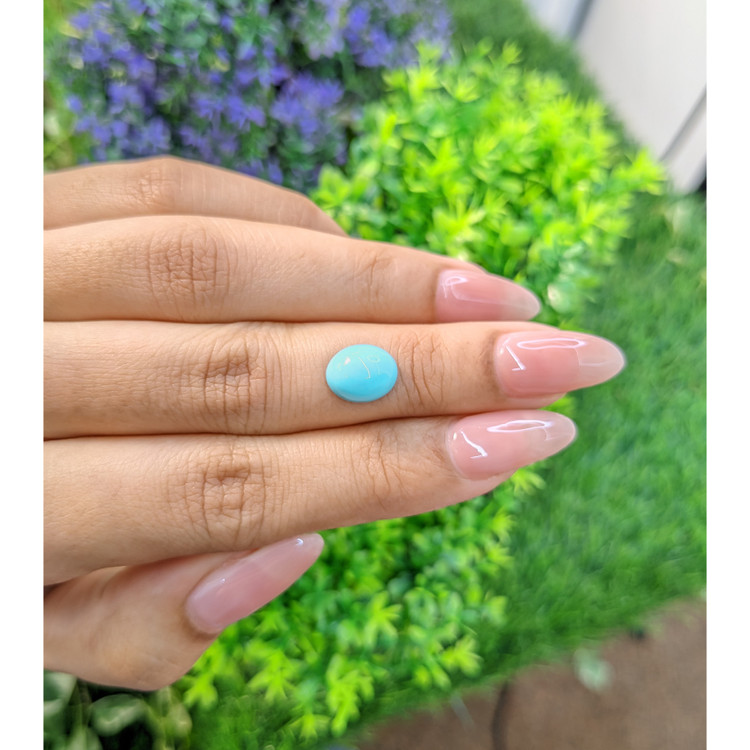 1.06 Ct. Cabochon Turquoise from Persia