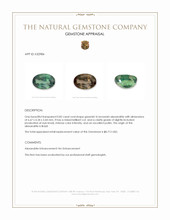 0.82 Ct. Alexandrite from Brazil Appraisal