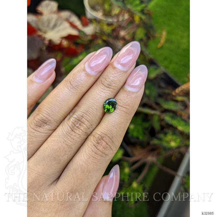 1.72 Ct. Green Zircon from Ceylon (Sri Lanka)