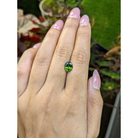 1.72 Ct. Green Zircon from Ceylon (Sri Lanka) Life Style
