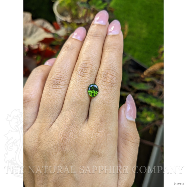1.72 Ct. Green Zircon from Ceylon (Sri Lanka)