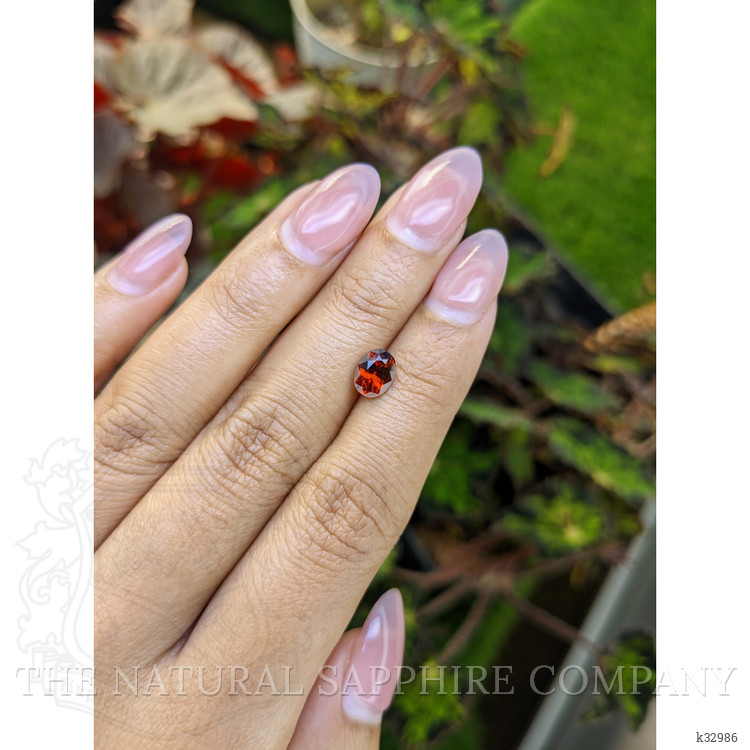 1.28 Ct. Reddish Orange Hessonite Garnet from Madagascar