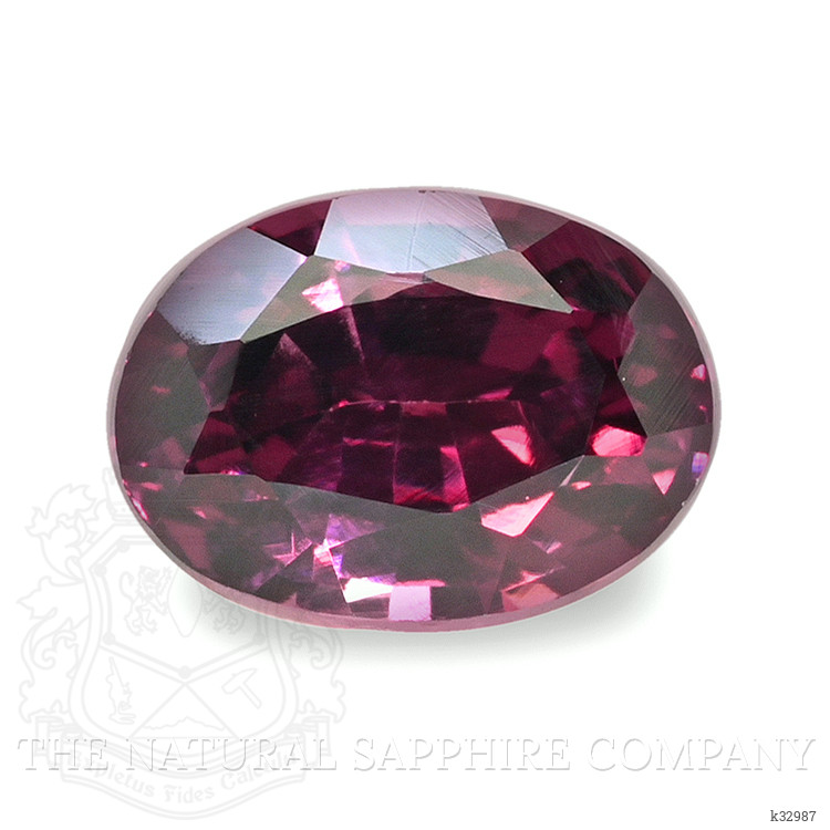 1.24 Ct. Pinkish Purple Rhodolite Garnet from Ceylon (Sri Lanka)