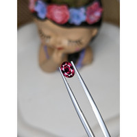 1.24 Ct. Pinkish Purple Rhodolite Garnet from Ceylon (Sri Lanka) Life Style