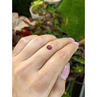 0.82 Ct. Pinkish Purple Garnet from Ceylon (Sri Lanka) Life Style