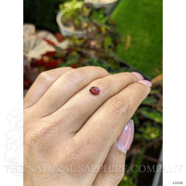 0.82 Ct. Pinkish Purple Garnet from Ceylon (Sri Lanka)