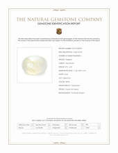 4.29 Ct. White Cabochon Moonstone from Ceylon (Sri Lanka) Scan Report