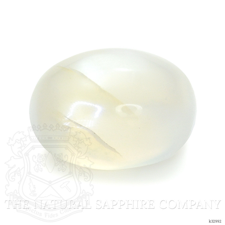 4.29 Ct. White Cabochon Moonstone from Ceylon (Sri Lanka)