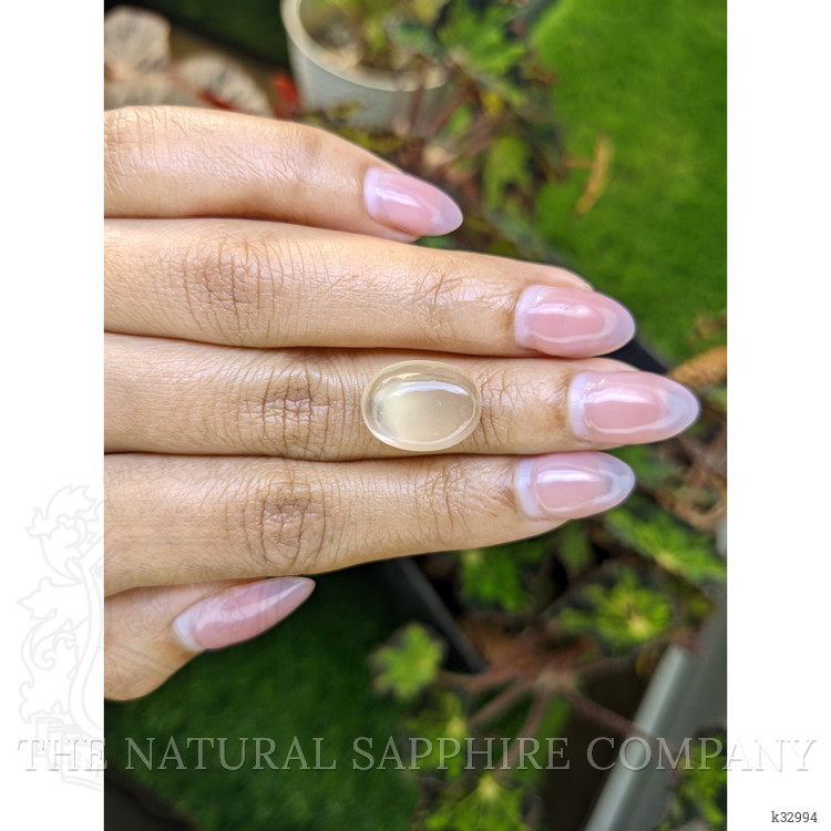 8.01 Ct. Brown Cabochon Moonstone from Ceylon (Sri Lanka)
