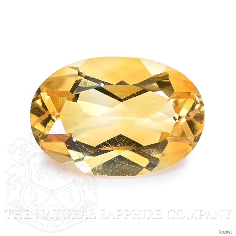 3.06 Ct. Orangish Yellow Citrine from Ceylon (Sri Lanka)