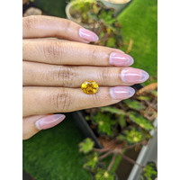3.10 Ct. Yellow Citrine from Ceylon (Sri Lanka) Life Style