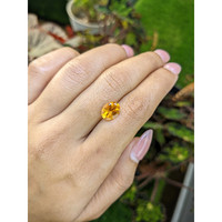 1.93 Ct. Yellowish Orange Citrine from Ceylon (Sri Lanka) Life Style