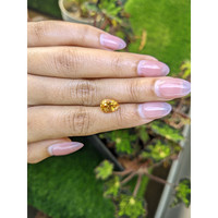 1.83 Ct. Yellowish Orange Citrine from Ceylon (Sri Lanka) Life Style