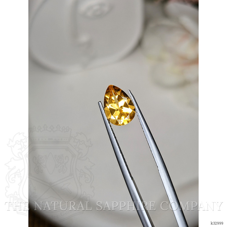 1.83 Ct. Yellowish Orange Citrine from Ceylon (Sri Lanka)