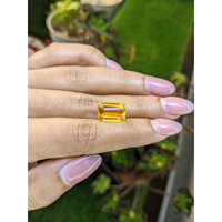 5.00 Ct. Orangish Yellow Citrine from Ceylon (Sri Lanka) Life Style