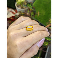 5.00 Ct. Orangish Yellow Citrine from Ceylon (Sri Lanka) Life Style