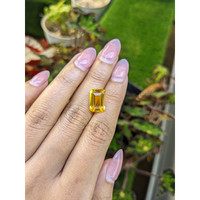 5.00 Ct. Orangish Yellow Citrine from Ceylon (Sri Lanka) Life Style