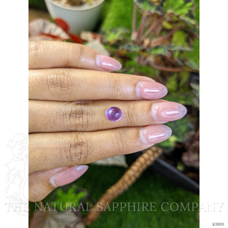 1.93 Ct. Purple Cabochon Amethyst from Ceylon (Sri Lanka)