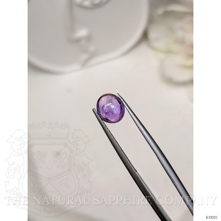 1.93 Ct. Purple Cabochon Amethyst from Ceylon (Sri Lanka)