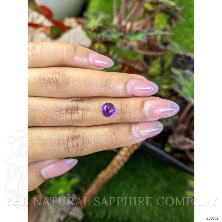 1.92 Ct. Purple Cabochon Amethyst from Ceylon (Sri Lanka)