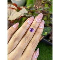 1.92 Ct. Purple Cabochon Amethyst from Ceylon (Sri Lanka) Life Style