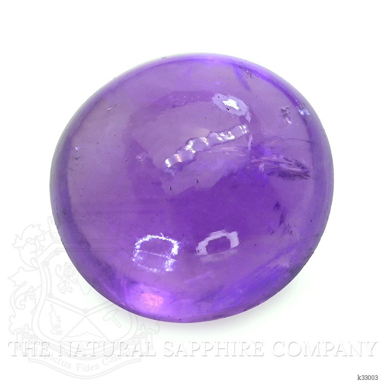 1.61 Ct. Purple Cabochon Amethyst from Ceylon (Sri Lanka)