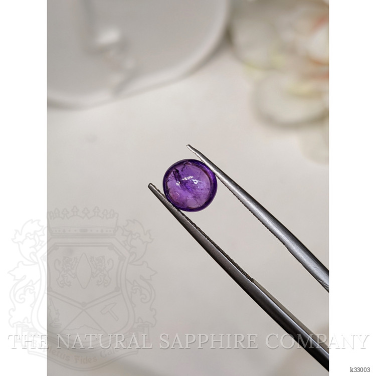 1.61 Ct. Purple Cabochon Amethyst from Ceylon (Sri Lanka)