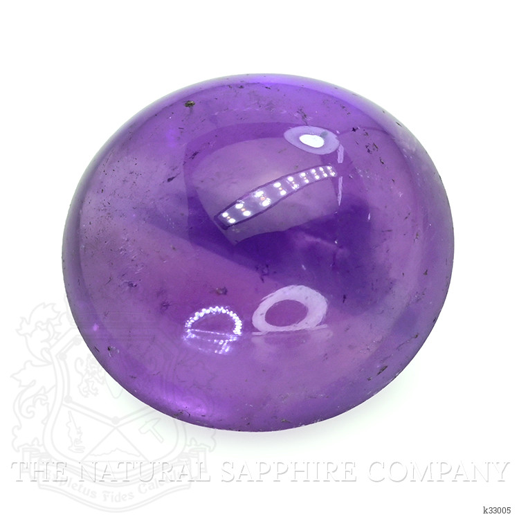 2.21 Ct. Purple Cabochon Amethyst from Ceylon (Sri Lanka)