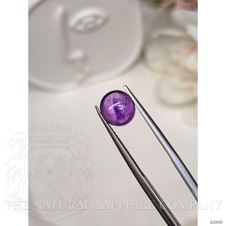 2.21 Ct. Purple Cabochon Amethyst from Ceylon (Sri Lanka)