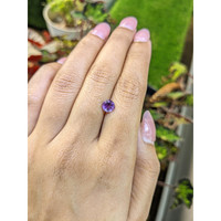 0.80 Ct. Purple Amethyst from Ceylon (Sri Lanka) Life Style