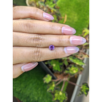 0.80 Ct. Purple Amethyst from Ceylon (Sri Lanka) Life Style