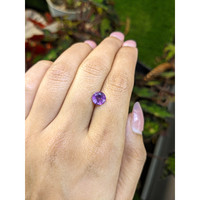1.30 Ct. Purple Amethyst from Ceylon (Sri Lanka) Life Style