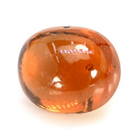 2.15 Ct. Orange Cabochon Hessonite Garnet from Madagascar Video