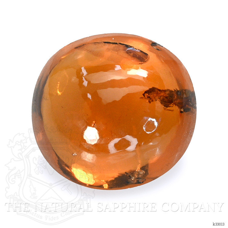 1.35 Ct. Orange Cabochon Hessonite Garnet from Madagascar