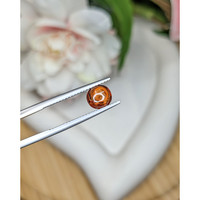 1.35 Ct. Orange Cabochon Hessonite Garnet from Madagascar Life Style